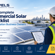 commercial solar checklist Australia