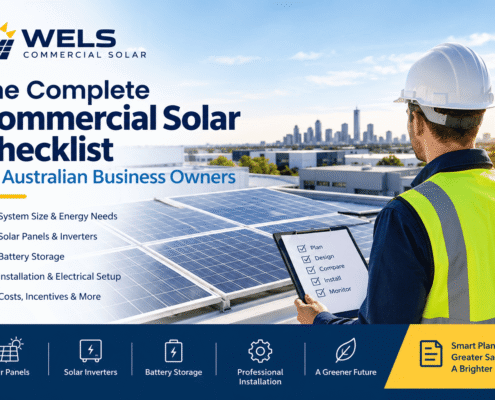 commercial solar checklist Australia