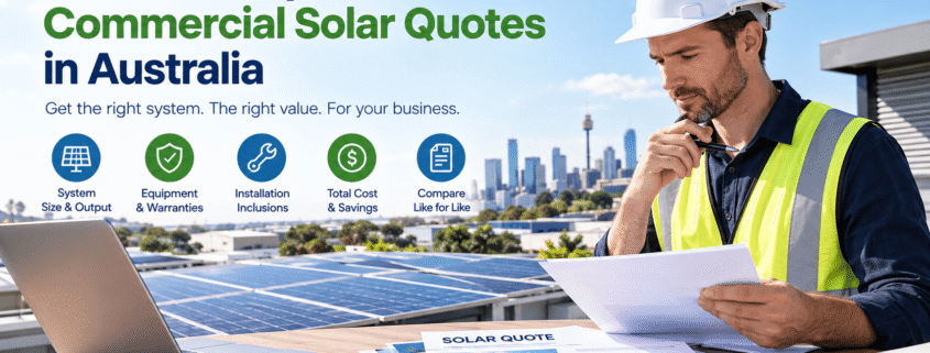 ommercial solar quotes Australia
